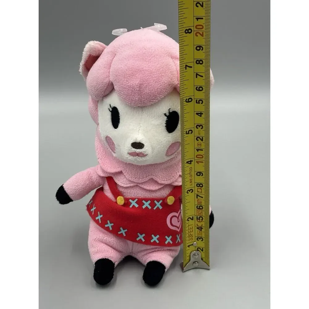 Animal Crossing Reese Alpaca Sanei 2012 Plush 7 Inch Stuffed Pink Doll